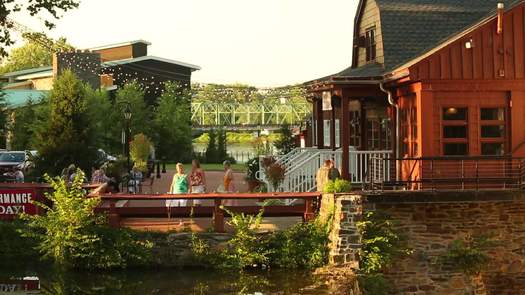 Bucks County Playhouse exterior, New Hope