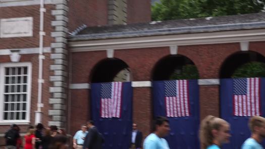 Independence Day Parade in front of Independence Hall