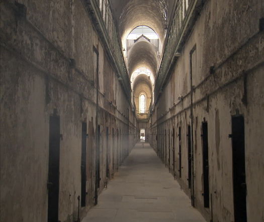 Eastern State Penitentiary interior hallway