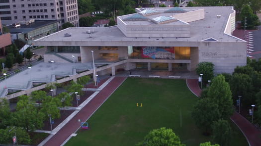 National Constitution Center drone flyover