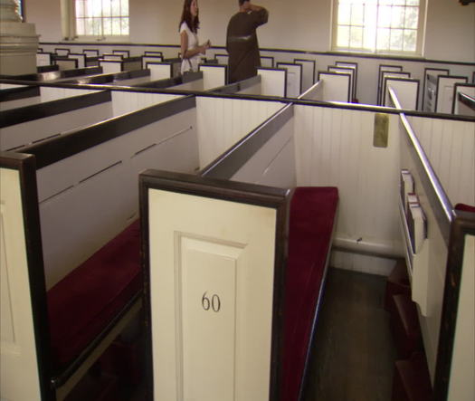 Christ Church, interior pews