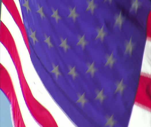 American Flag Flying