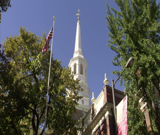 Christ Church, steeple CU