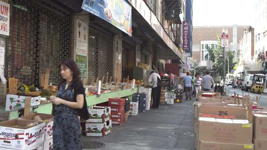 Chinatown, outdoor market