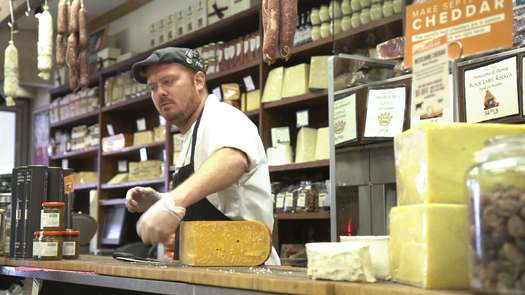Di Bruno Bros., cheese counter