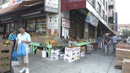 Chinatown, outdoor market