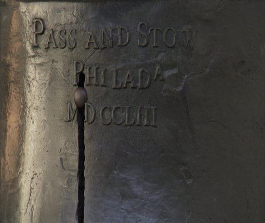 The Liberty Bell close up