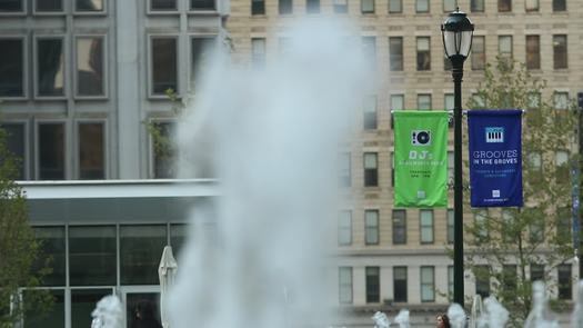 Dilworth Park, fountain cu