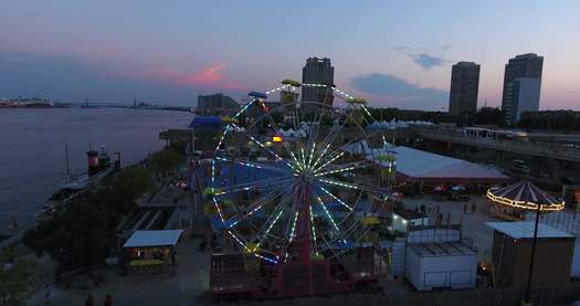 Blue Cross RiverRink Summerfest Aerial