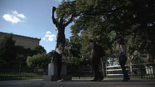 Rocky Statue