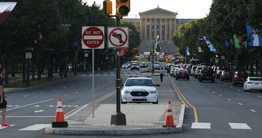 Benjamin Franklin Parkway Traffic CU