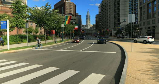 Benjamin Franklin Parkway Cars CU