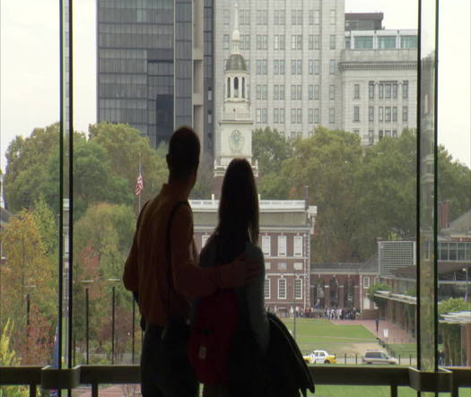 National Constitution Center interior view to Independence Hall