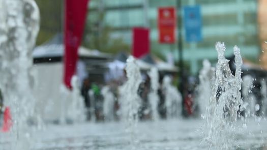 Dilworth Park, fountain cu