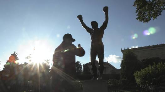 Rocky Statue