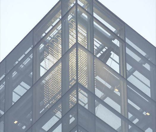 National Museum of American Jewish History exterior, Beacon light sculpture