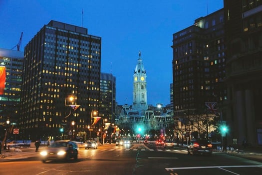 Philadelphia City Hall at Night