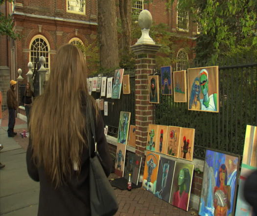 First Friday Street Scene