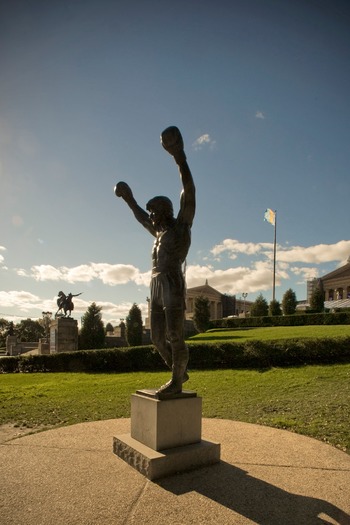 Rocky Statue