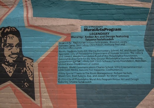 “Legendary,” Mural Arts Philadelphia