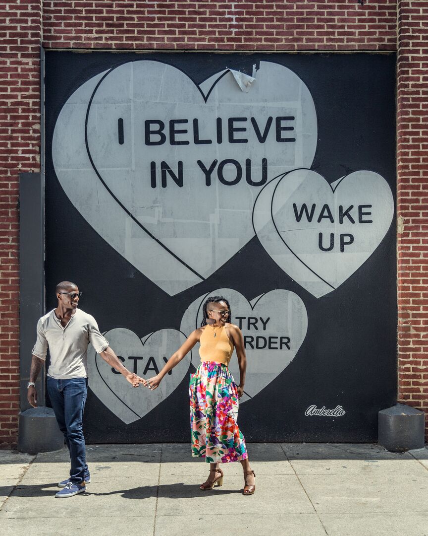 Goth Hearts Mural