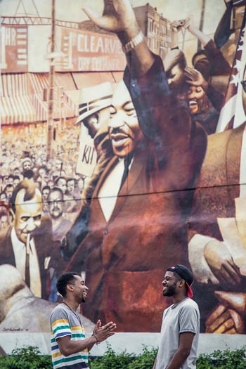 “MLK on Lancaster Avenue” Mural Arts Philadelphia