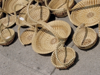 Meeting_sweetgrass baskets