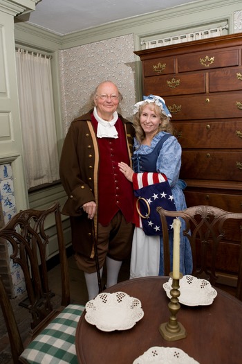 Ben Franklin and Betsy Ross