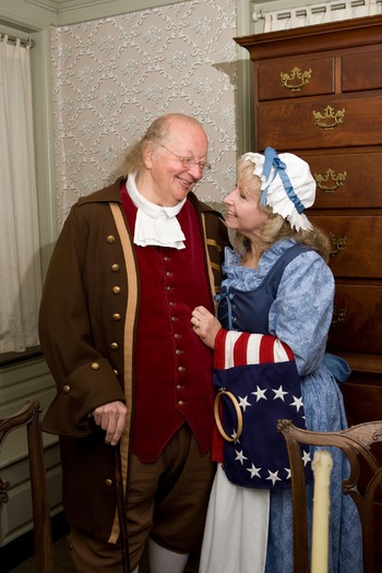 Ben Franklin and Betsy Ross