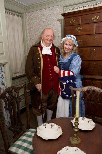 Ben Franklin and Betsy Ross