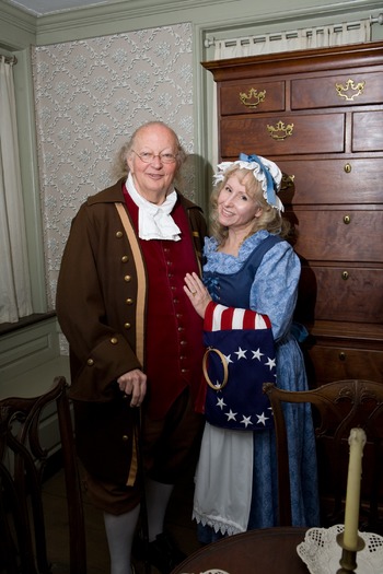 Ben Franklin and Betsy Ross