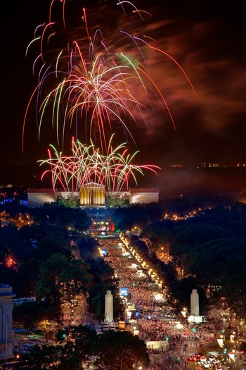 fireworks, Philadelphia Museum of Art