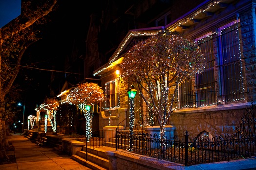 Holiday Lights in West Philadelphia