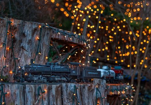 Morris Arboretum Holiday Garden Railway