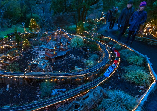 Morris Arboretum Holiday Garden Railway