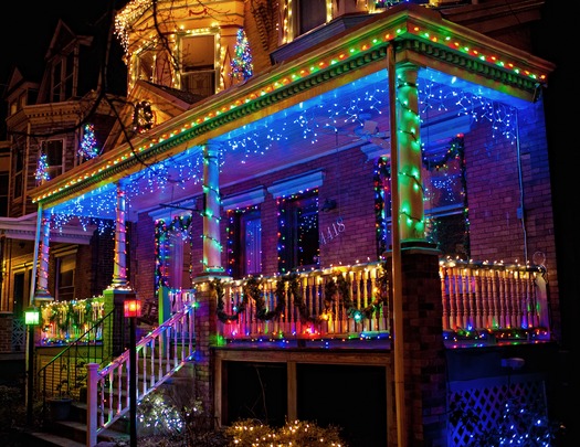 Holiday Lights in West Philadelphia