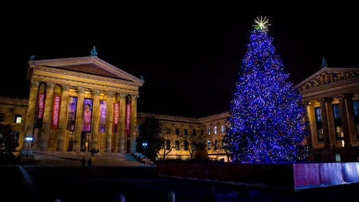 Philadelphia Skyline: Holidays