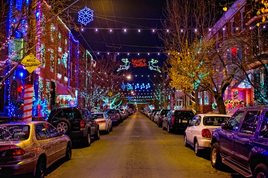 Holiday Lights in South Philadelphia