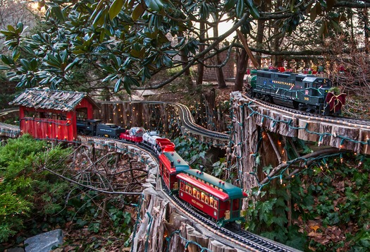 Morris Arboretum Holiday Garden Railway