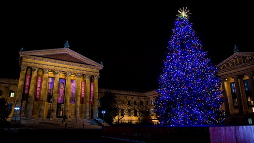 Philadelphia Skyline: Holidays