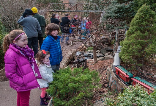 Morris Arboretum Holiday Garden Railway