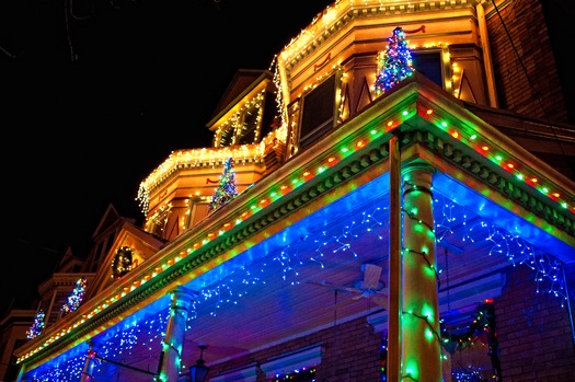 Holiday Lights in West Philadelphia