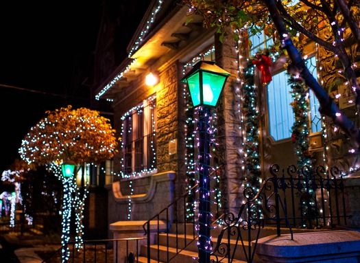 Holiday Lights in West Philadelphia