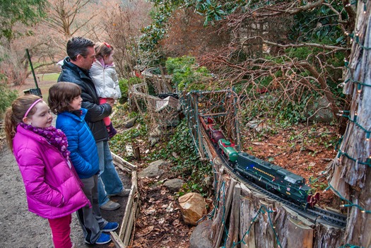 Morris Arboretum Holiday Garden Railway