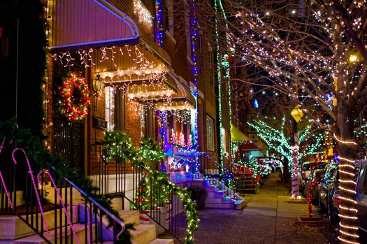 Holiday Lights in South Philadelphia