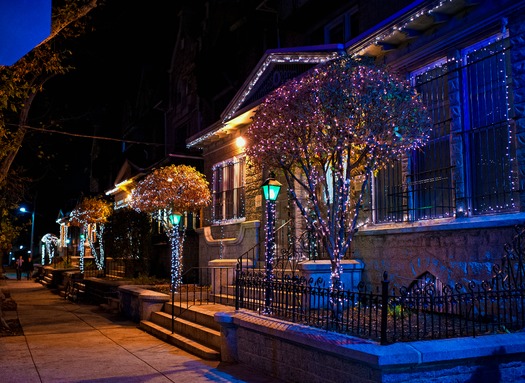 Holiday Lights in West Philadelphia