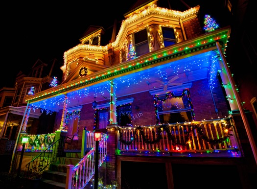 Holiday Lights in West Philadelphia