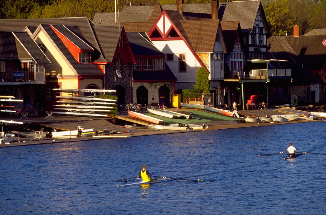 Rowing on the Schuylkill River