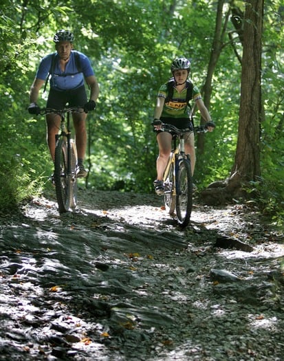 Mountain Biking along the Wissahickon