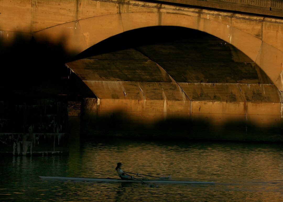 Rowing on the Schuylkill River